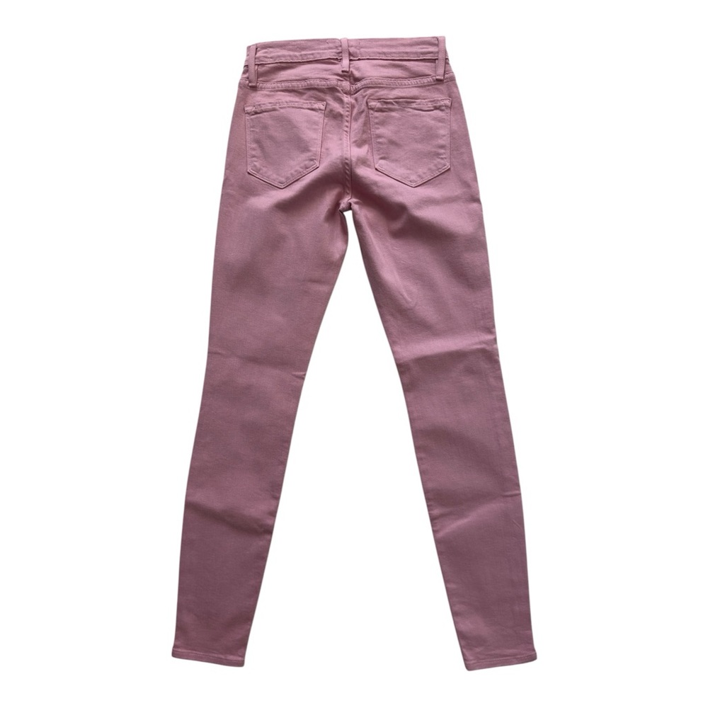 Frame Denim Women's Le Skinny de Jeanne Pink Bloom Size 25 - Picture 3 of 9